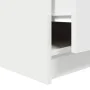 Mesa de centro con cajones blanca 100x100x40 cm de , Mesas de centro - Ref: Foro24-3328399, Precio: 150,83 €, Descuento: %