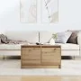 Handcrafted oak coffee table with drawers 70.5x70x40 cm by , Coffee table - Ref: Foro24-3328416, Price: 119,20 €, Discount: %