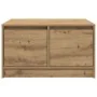 Handcrafted oak coffee table with drawers 70.5x70x40 cm by , Coffee table - Ref: Foro24-3328416, Price: 119,20 €, Discount: %