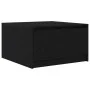 Black oak coffee table with drawers 70.5x70x40 cm by , Coffee table - Ref: Foro24-3328409, Price: 107,63 €, Discount: %