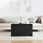 Black oak coffee table with drawers 70.5x70x40 cm by , Coffee table - Ref: Foro24-3328409, Price: 107,63 €, Discount: %