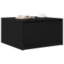 Black oak coffee table with drawers 70.5x70x40 cm by , Coffee table - Ref: Foro24-3328409, Price: 107,63 €, Discount: %