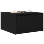 Mesa de centro con cajones roble negro 70,5x70x40 cm de , Mesas de centro - Ref: Foro24-3328409, Precio: 107,62 €, Descuento: %