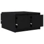 Black oak coffee table with drawers 70.5x70x40 cm by , Coffee table - Ref: Foro24-3328409, Price: 107,63 €, Discount: %