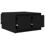 Mesa de centro con cajones roble negro 70,5x70x40 cm de , Mesas de centro - Ref: Foro24-3328409, Precio: 107,62 €, Descuento: %