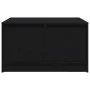 Black oak coffee table with drawers 70.5x70x40 cm by , Coffee table - Ref: Foro24-3328409, Price: 107,63 €, Discount: %