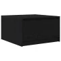 Black oak coffee table with drawers 70.5x70x40 cm by , Coffee table - Ref: Foro24-3328409, Price: 107,63 €, Discount: %