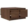 Mesa de centro con cajones roble marrón 70,5x70x40 cm de , Mesas de centro - Ref: Foro24-3328414, Precio: 105,09 €, Descuento: %