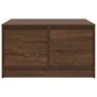 Center table with brown oak drawers 70.5x70x40 cm by , Coffee table - Ref: Foro24-3328414, Price: 105,10 €, Discount: %