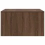 Center table with brown oak drawers 70.5x70x40 cm by , Coffee table - Ref: Foro24-3328414, Price: 105,10 €, Discount: %