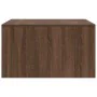 Mesa de centro con cajones roble marrón 70,5x70x40 cm de , Mesas de centro - Ref: Foro24-3328414, Precio: 105,09 €, Descuento: %