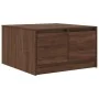 Mitteltisch mit Schubladen aus brauner Eiche 70,5x70x40 cm von , Couchtisch - Ref: Foro24-3328414, Preis: 105,10 €, Rabatt: %