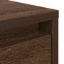 Center table with brown oak drawers 70.5x70x40 cm by , Coffee table - Ref: Foro24-3328414, Price: 105,10 €, Discount: %