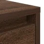 Mesa de centro con cajones roble marrón 70,5x70x40 cm de , Mesas de centro - Ref: Foro24-3328414, Precio: 105,09 €, Descuento: %