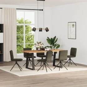 Esstischstühle, 6 Stück. Militärgrünes Kunstleder. von , Essstühle - Ref: Foro24-3315651, Preis: 329,52 €, Rabatt: %