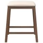 Barhocker mit 2 massiven braunen Gummiholzpolstern. von , Küchenhocker - Ref: Foro24-4102576, Preis: 105,32 €, Rabatt: %