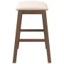 Barhocker mit 2 massiven braunen Gummiholzpolstern. von , Küchenhocker - Ref: Foro24-4102576, Preis: 105,32 €, Rabatt: %
