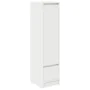 Hoher weißer Schrank 29,5x34x119,5 cm aus Ingenieurholz von , Sideboards - Ref: Foro24-861652, Preis: 71,63 €, Rabatt: %