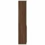 Tall brown oak sideboard 37.5x35x180 cm engineered wood by , Sideboards - Ref: Foro24-861667, Price: 98,01 €, Discount: %