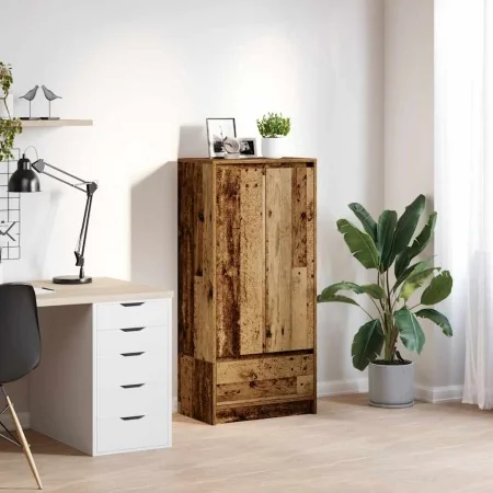 Cabinet with old wooden drawer 55.5x34x119.5 cm by , Sideboards - Ref: Foro24-861650, Price: 91,65 €, Discount: %