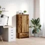 Schrank mit Schublade aus altem Holz 55,5x34x119,5 cm von , Sideboards - Ref: Foro24-861650, Preis: 93,81 €, Rabatt: %