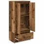 Cabinet with old wooden drawer 55.5x34x119.5 cm by , Sideboards - Ref: Foro24-861650, Price: 91,65 €, Discount: %