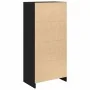 Black oak wardrobe with drawer 55.5x34x119.5 cm by , Sideboards - Ref: Foro24-861644, Price: 97,48 €, Discount: %