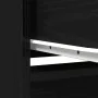 Black oak wardrobe with drawer 55.5x34x119.5 cm by , Sideboards - Ref: Foro24-861644, Price: 97,48 €, Discount: %