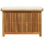 Kissen für den Außenbereich 90x50x60,5 cm Massivholz Akazie von , Aufbewahrungsboxen für den Außenbereich - Ref: Foro24-41064...