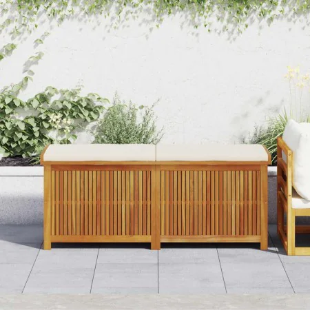 Kissen für den Außenbereich 150x50x60,5 cm Massivholz Akazie von , Aufbewahrungsboxen für den Außenbereich - Ref: Foro24-4106...