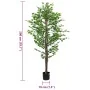 Artificial Ficus Plant 1260 Leaves 200 cm Green by , artificial flora - Ref: Foro24-4103587, Price: 89,43 €, Discount: %