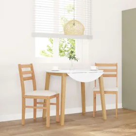 Esszimmerstühle mit Kissen, 2 Stück Massivholzgummi von , Essstühle - Ref: Foro24-4102419, Preis: 79,10 €, Rabatt: %