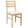 Dining chairs with cushions 2 units solid rubber wood by , dining chairs - Ref: Foro24-4102419, Price: 79,10 €, Discount: %