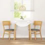 Esszimmerstühle mit Kissen, 2 Stück Massivholzgummi von , Essstühle - Ref: Foro24-4102465, Preis: 166,58 €, Rabatt: %