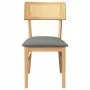Dining chairs with cushions 2 units solid rubber wood by , dining chairs - Ref: Foro24-4102465, Price: 166,58 €, Discount: %