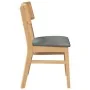 Dining chairs with cushions 2 units solid rubber wood by , dining chairs - Ref: Foro24-4102465, Price: 166,58 €, Discount: %
