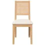 Esszimmerstühle mit Kissen, 2 Stück Massivholzgummi von , Essstühle - Ref: Foro24-4102478, Preis: 175,12 €, Rabatt: %