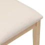 Esszimmerstühle mit Kissen, 2 Stück Massivholzgummi von , Essstühle - Ref: Foro24-4102478, Preis: 175,12 €, Rabatt: %
