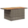 Set sofás jardín y cojines 6 pzas ratán sintético acacia gris de , Conjuntos de jardín - Ref: Foro24-3327455, Precio: 474,25 ...