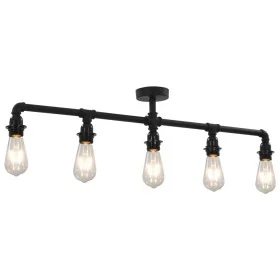 Schwarze Deckenlampe mit 5 E27-Glühbirnen. von , Lampen - Ref: Foro24-281629, Preis: 62,58 €, Rabatt: %