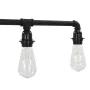 Black ceiling lamp with 5 E27 light bulbs by , Lamps - Ref: Foro24-281629, Price: 62,58 €, Discount: %