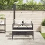 Garden dining set 3 pieces with black synthetic rattan cushions by , Garden sets - Ref: Foro24-4104181, Price: 265,45 €, Disc...