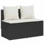 Garden dining set 3 pieces with black synthetic rattan cushions by , Garden sets - Ref: Foro24-4104181, Price: 265,45 €, Disc...