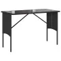 Garden dining set 3 pieces with black synthetic rattan cushions by , Garden sets - Ref: Foro24-4104181, Price: 265,45 €, Disc...
