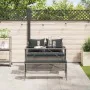 3-piece garden dining set with gray synthetic rattan cushions by , Garden sets - Ref: Foro24-4104183, Price: 274,26 €, Discou...