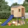Dark gray outdoor playground made of solid fir wood by , Swings and play structures - Ref: Foro24-3376142, Price: 688,88 €, D...