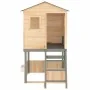 Dark gray outdoor playground made of solid fir wood by , Swings and play structures - Ref: Foro24-3376142, Price: 688,88 €, D...