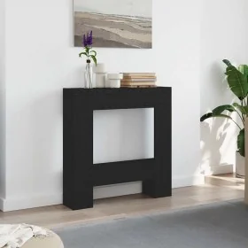 Schwarze Eichenholz-Kaminverkleidung, 81x18x82 cm. von , Zubehör für Holzöfen und Kamine - Ref: Foro24-865985, Preis: 52,93 €...