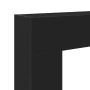 Schwarze Eichenholz-Kaminverkleidung, 81x18x82 cm. von , Zubehör für Holzöfen und Kamine - Ref: Foro24-865985, Preis: 52,93 €...