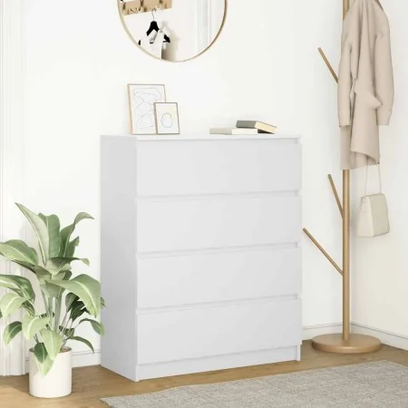 Engineered wood white sideboard 80x35x99 cm by , Sideboards - Ref: Foro24-3328480, Price: 128,77 €, Discount: %